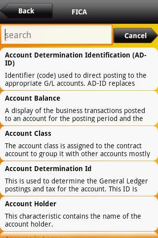 SAP Glossary