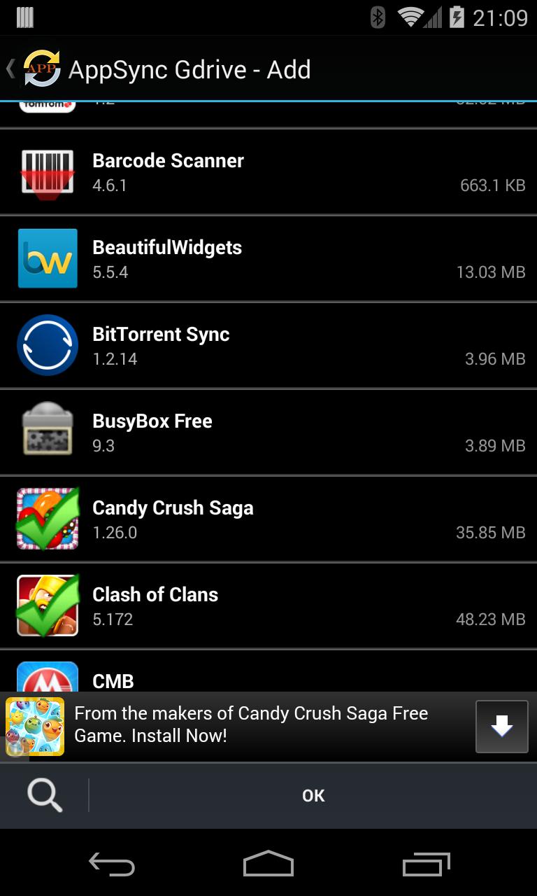 App Sync for GDrive