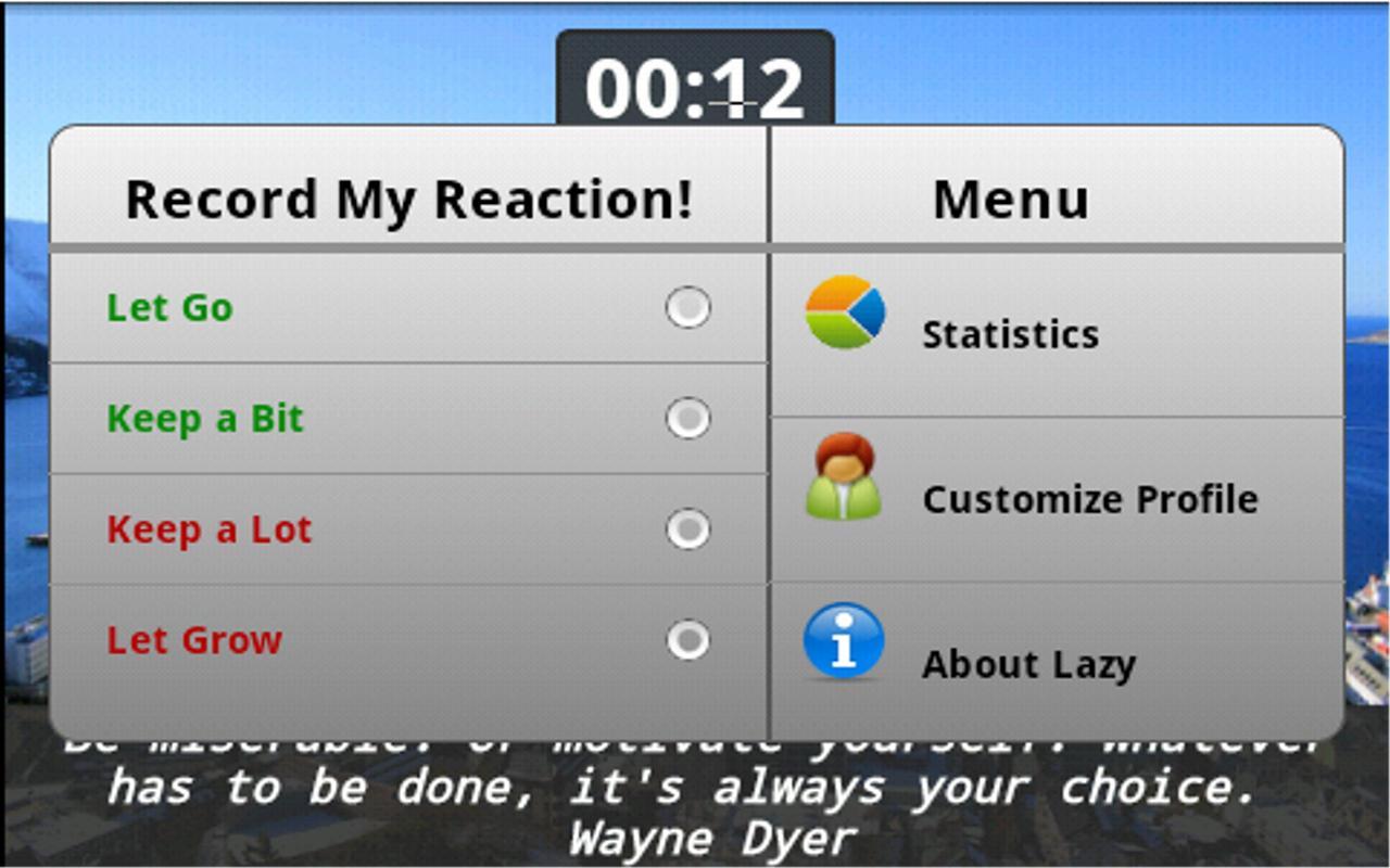 Let Go Laziness