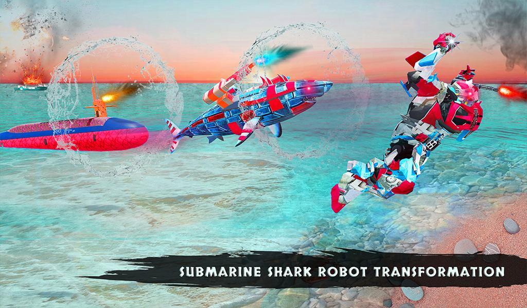 US Police Robot Shark Submarin