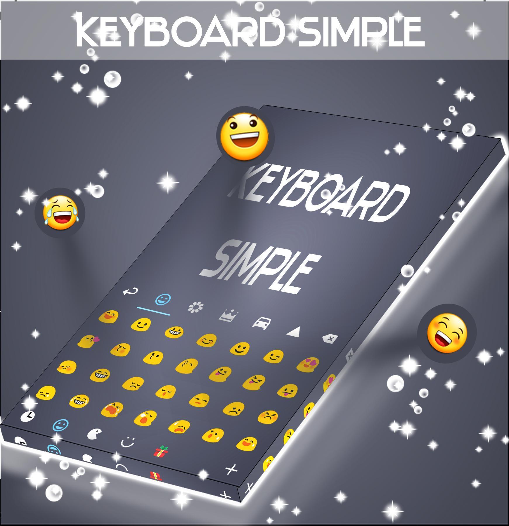 Simple White Keyboard Theme