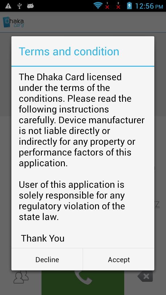 Dhaka Card