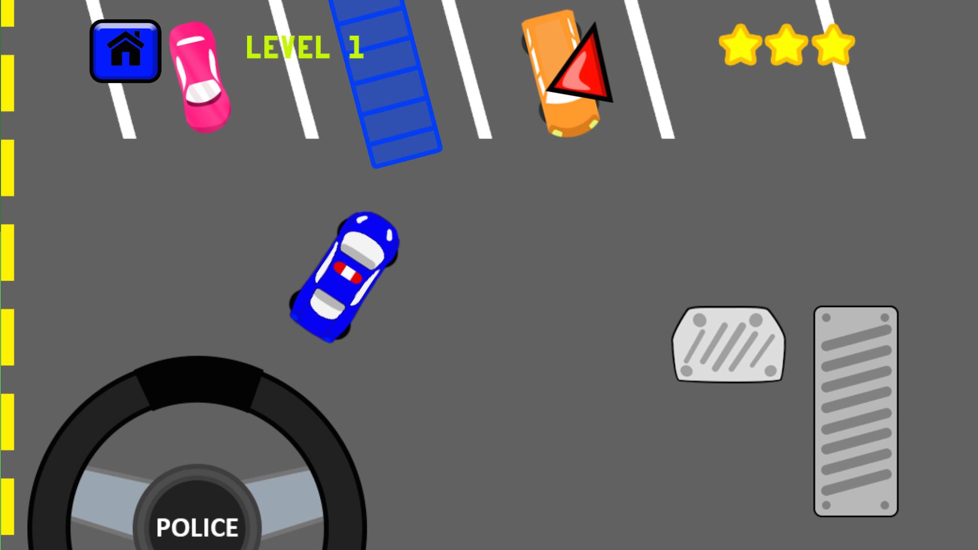 Parking Police Car