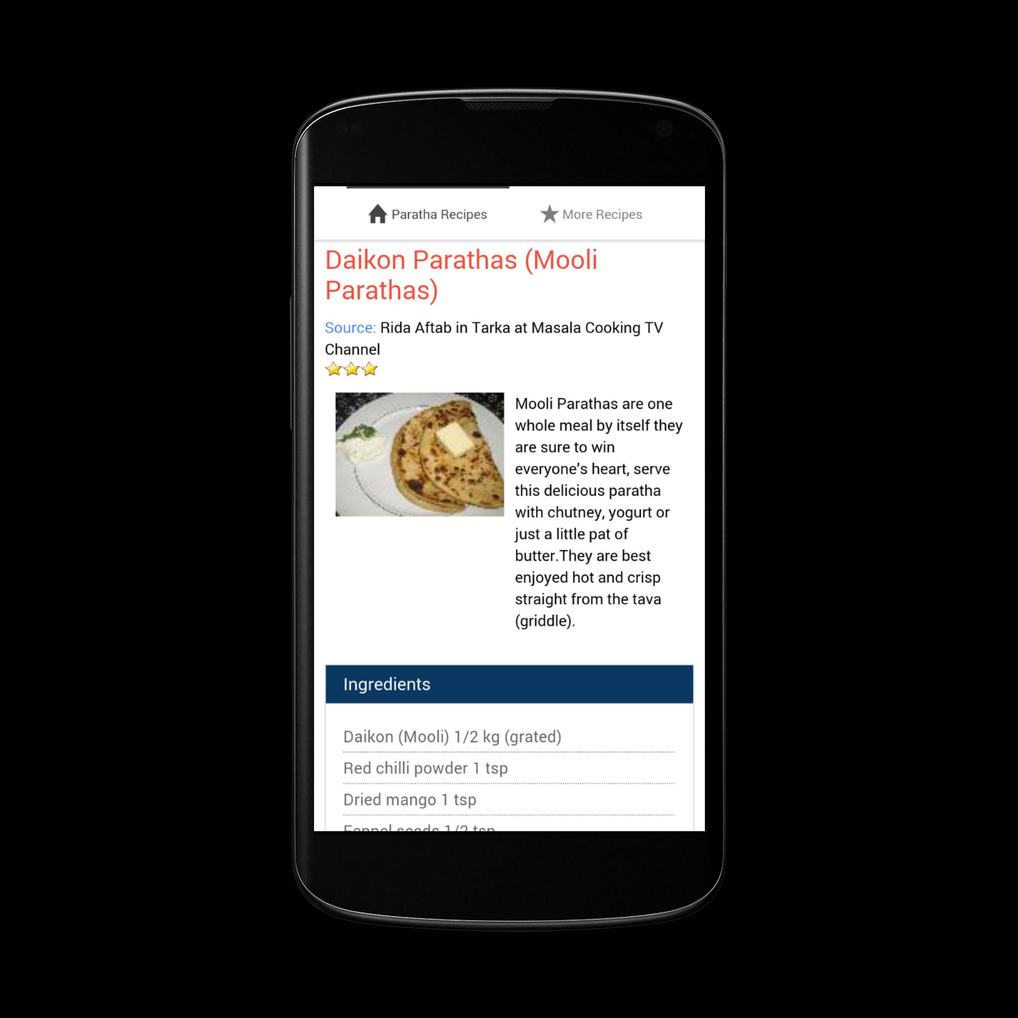 Paratha Recipe
