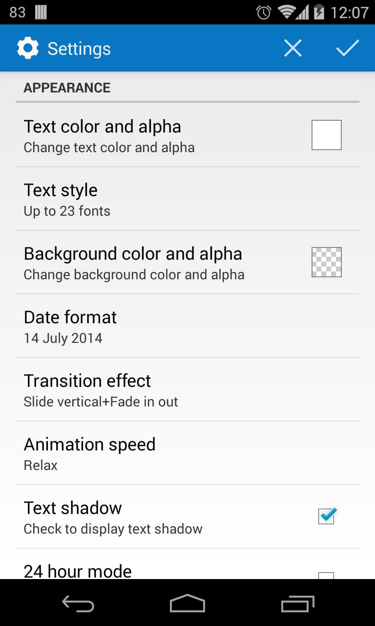 a+ widgets (trial)