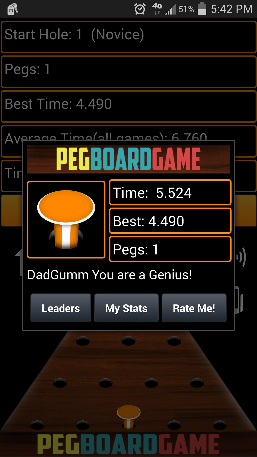 Peg Board Game Free