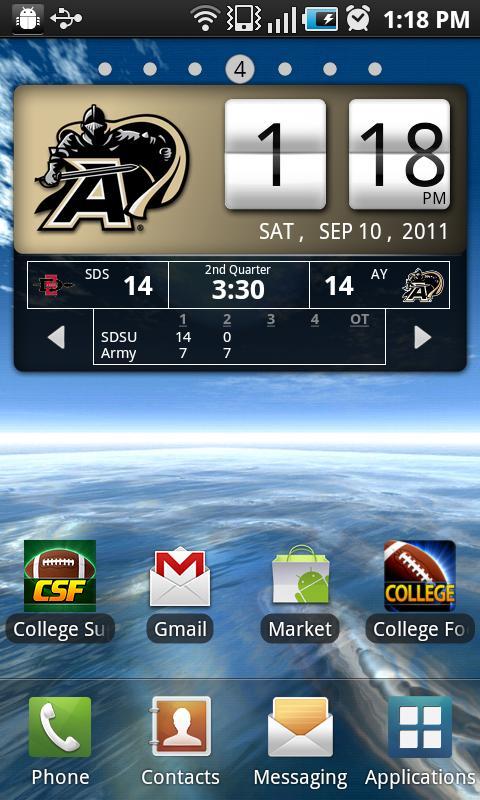 Army Black Knights Live Clock