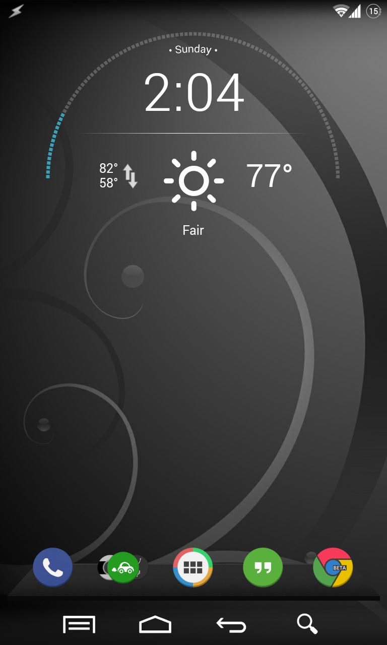 Arched - Zooper Widget Pro