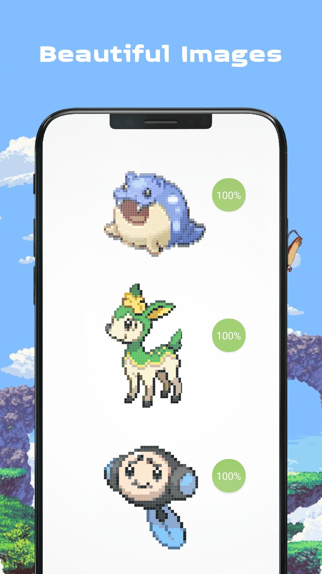 Color by Number - Pokees