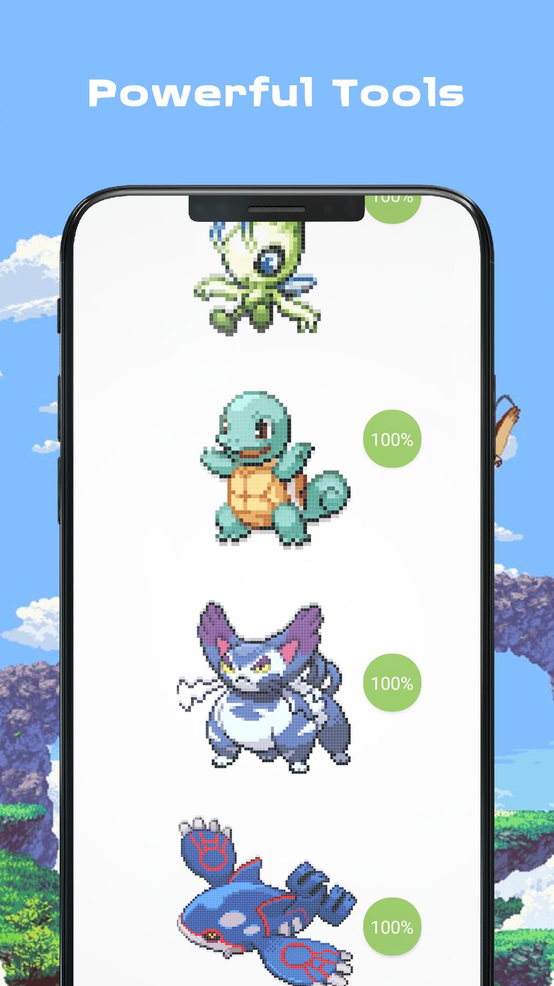 Color by Number - Pokees