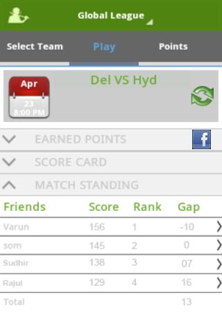 GoPlay Fantasy Cricket