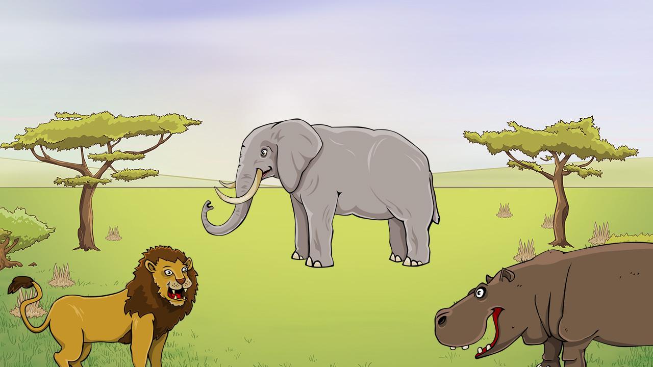 Animal game for toddlers