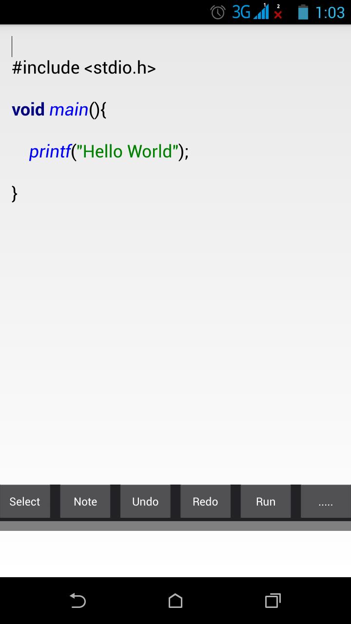 C Compiler IDE