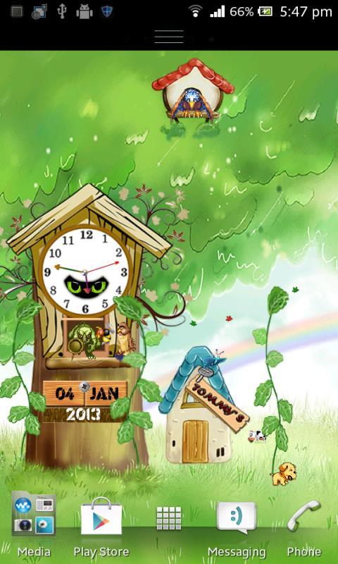 Clock Live Wallpaper-Free