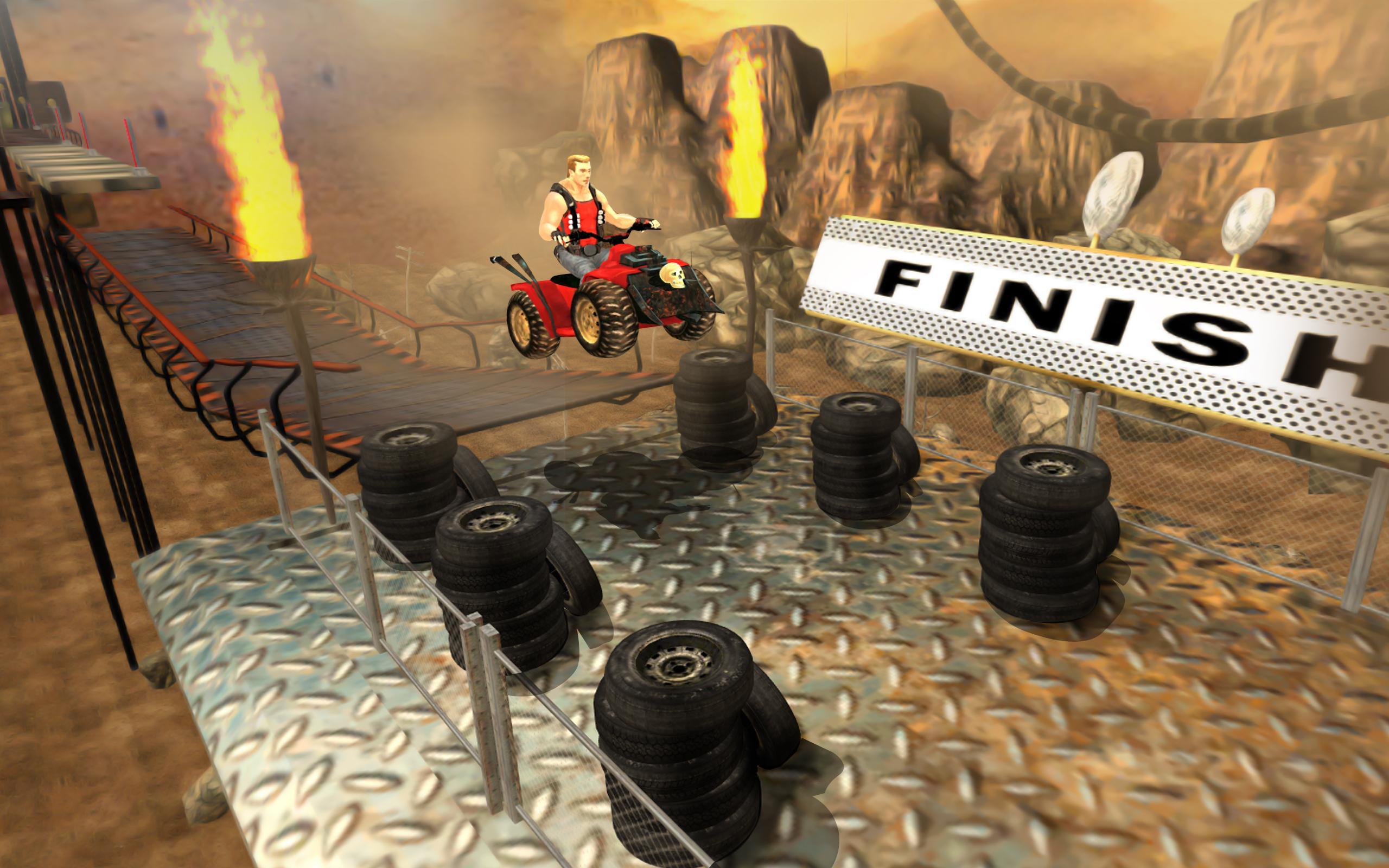 Crazy ATV Stunts 3D
