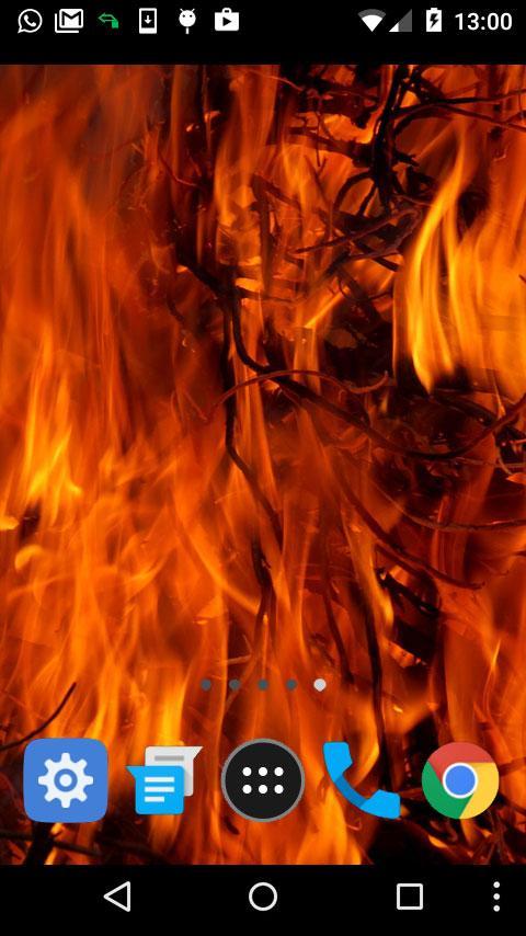 burning fire wallpaper