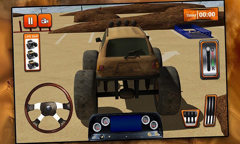 3D Monster Truck Parking