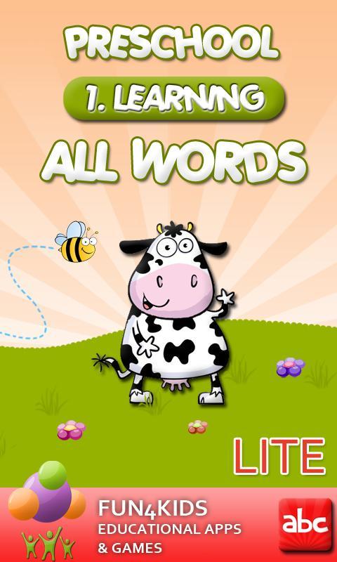Preschool All Words 1 Lite