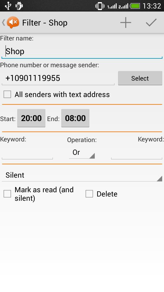 Silent SMS free version