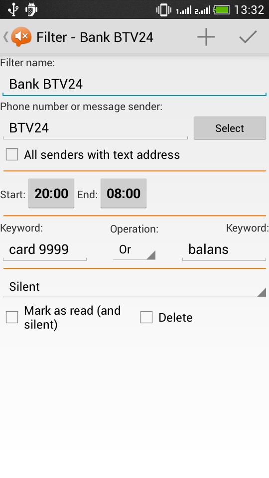 Silent SMS free version