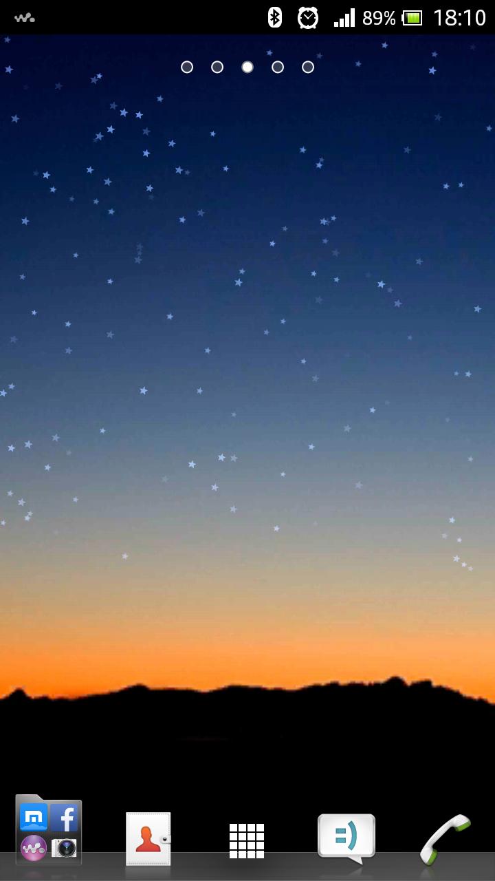 Shooting Stars Live Wallpaper