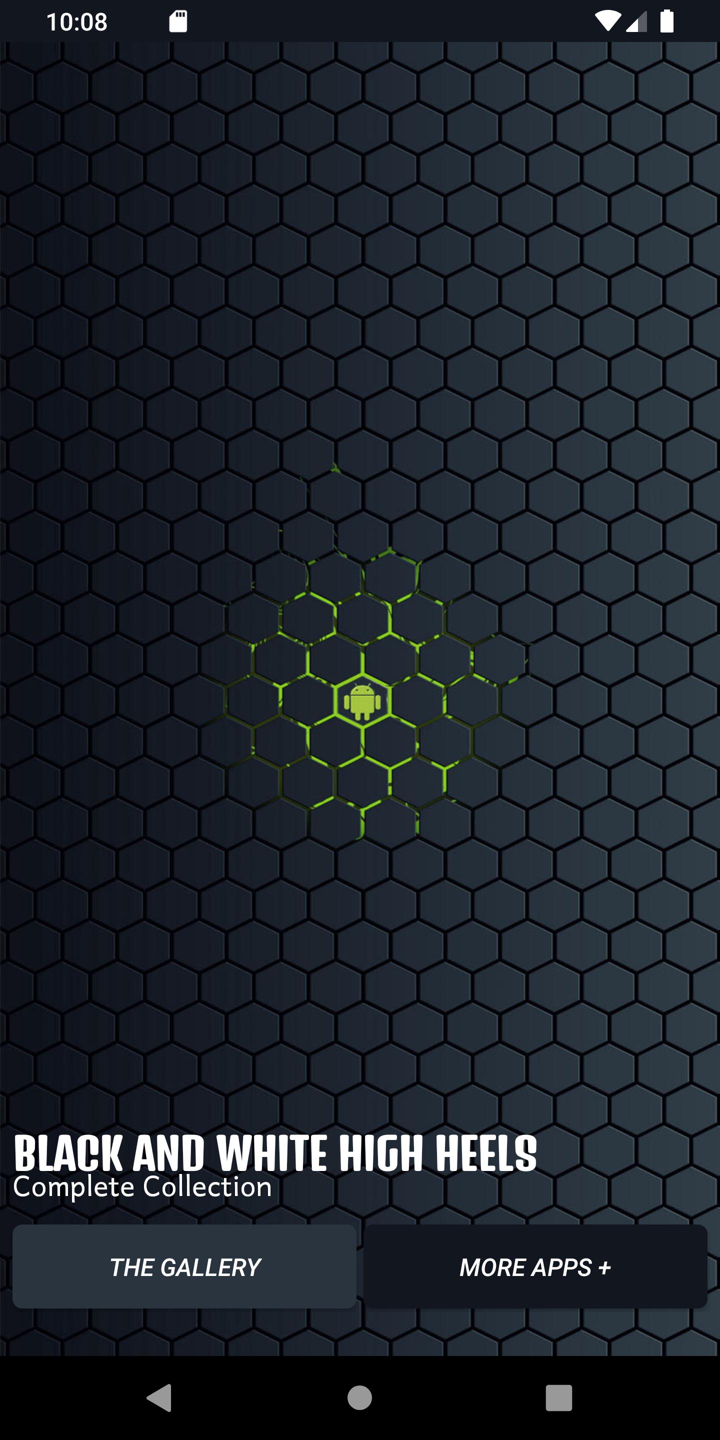 Black And White High Heels