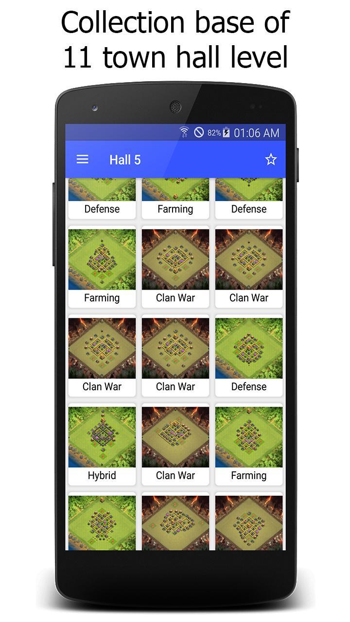 Maps for Clash of Clans War