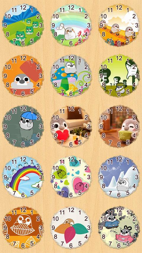 Pesoguin Paper Clocks Widget