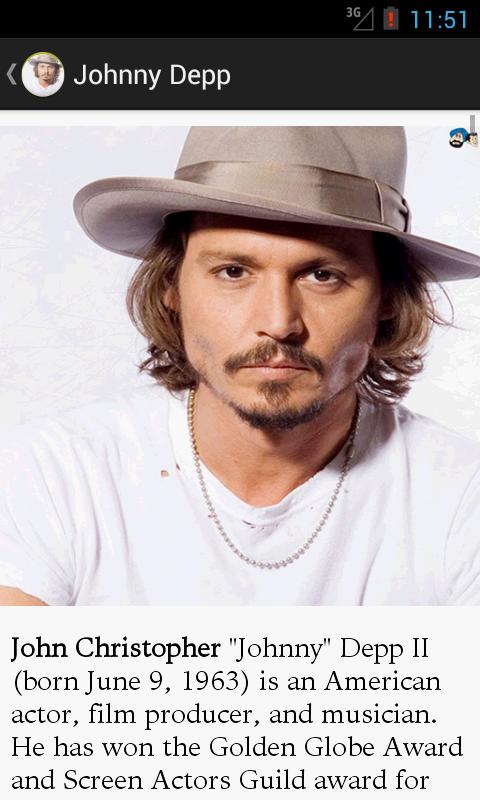 Johnny Depp Biography & Quotes