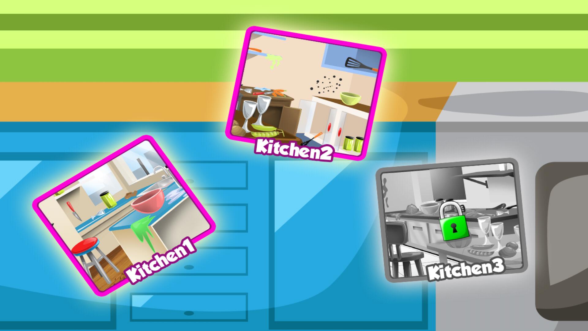 Kitchen Cleaning Game