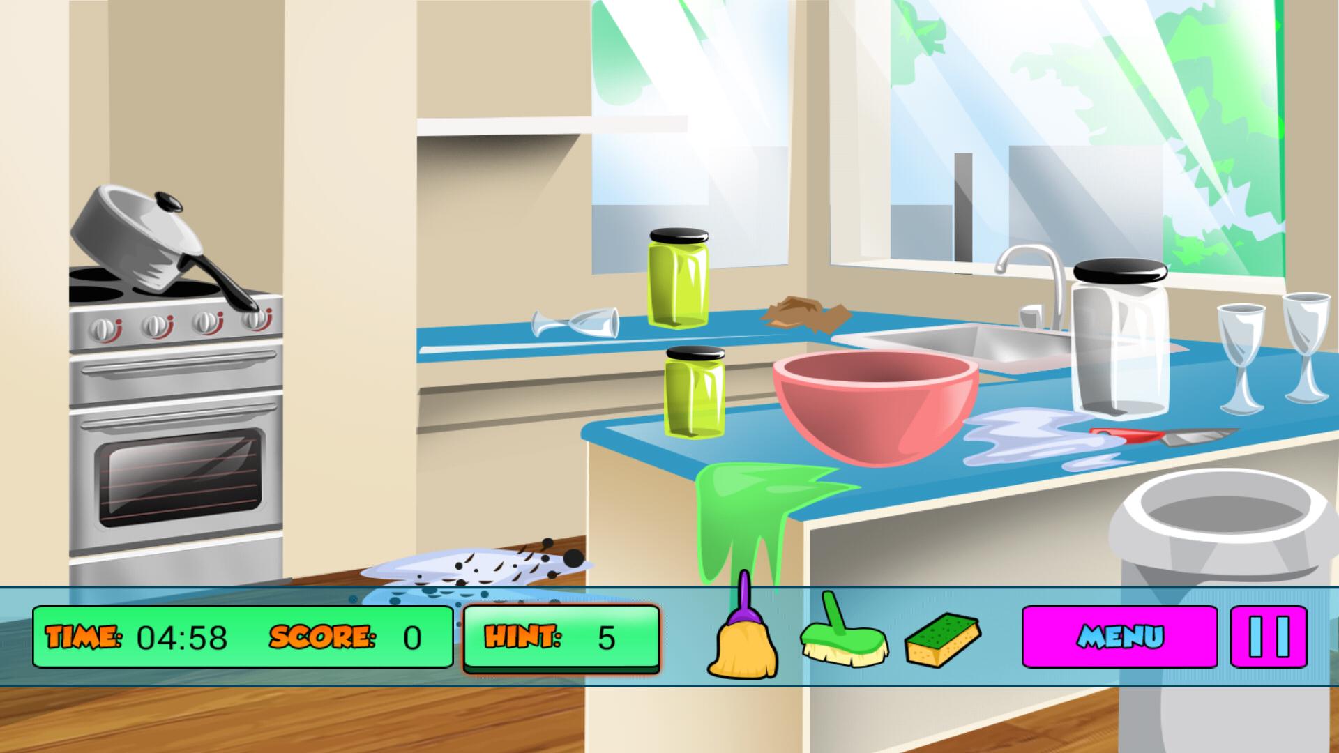 Kitchen Cleaning Game