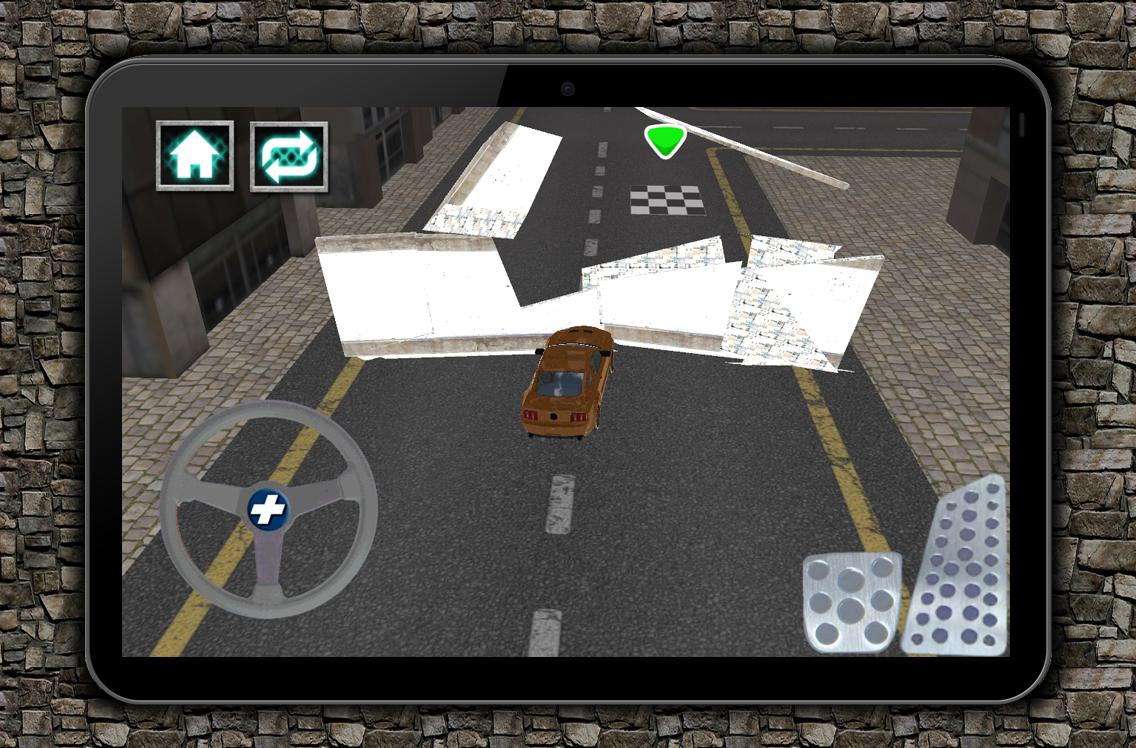 street destruction muscle car