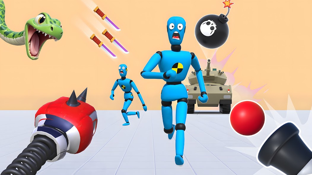 Puppet Bone Smashing Game