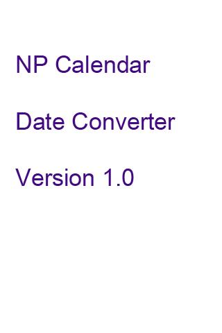NP Calendar