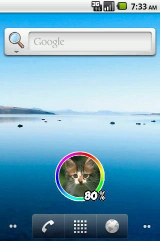 Cat Battery Widget
