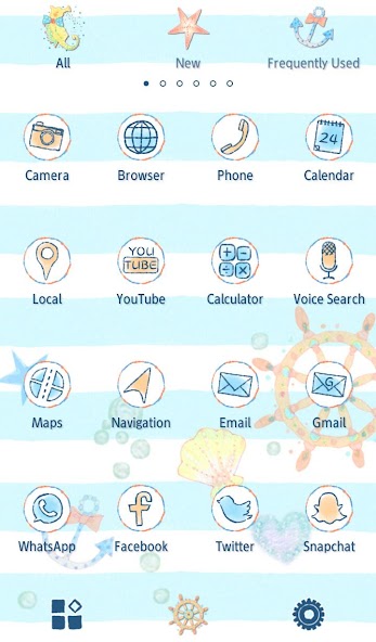 Cute Theme-Marine Pastels-