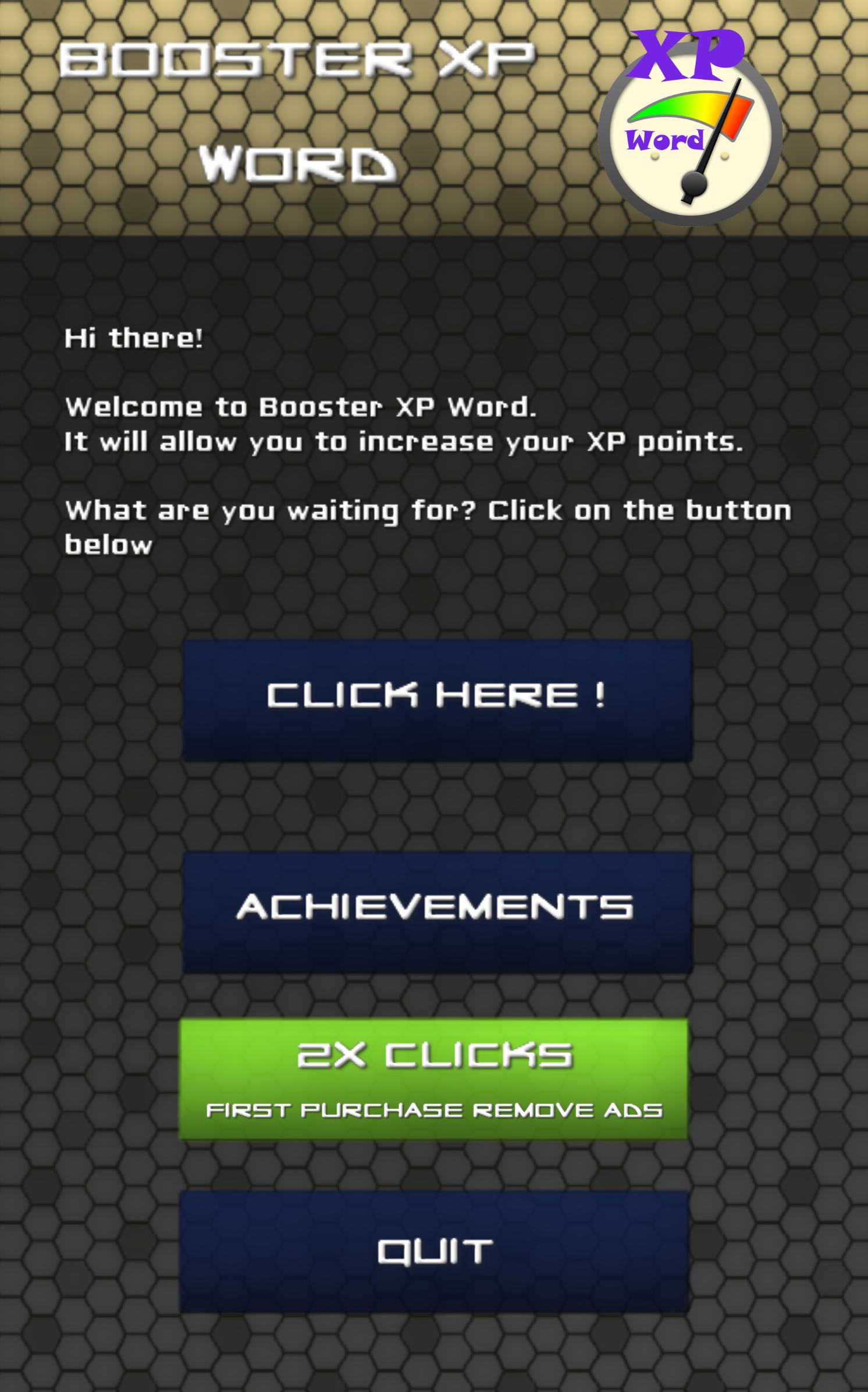 Booster XP Word