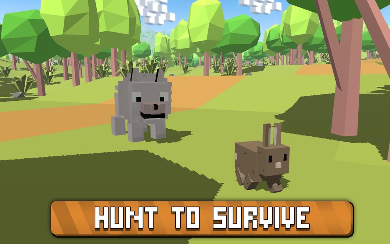 Blocky Wolf Simulator