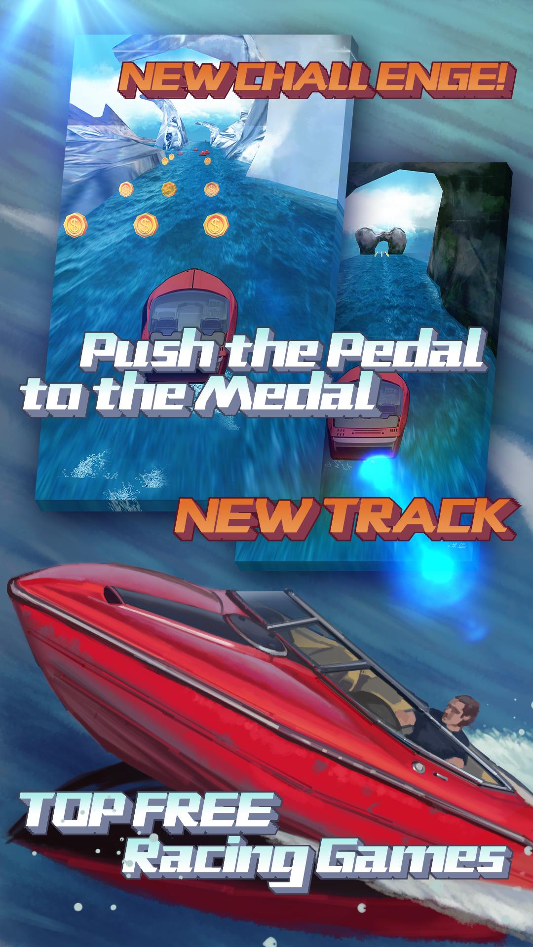 Speed MotorBoat Surfing