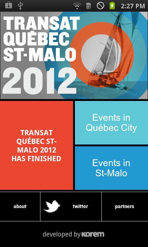 Transat Quebec St-Malo 2012