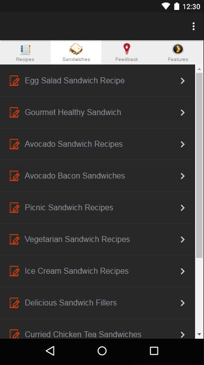 Sandwiches Recipes