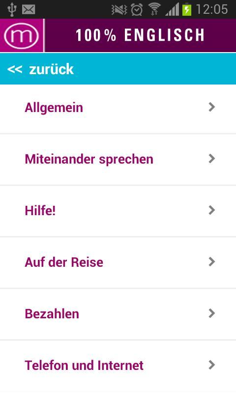 100% Sprachguides App