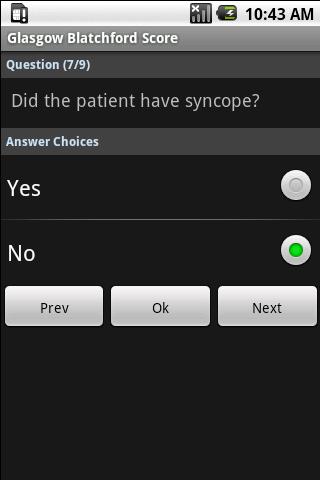 Glasgow-Blatchford Score