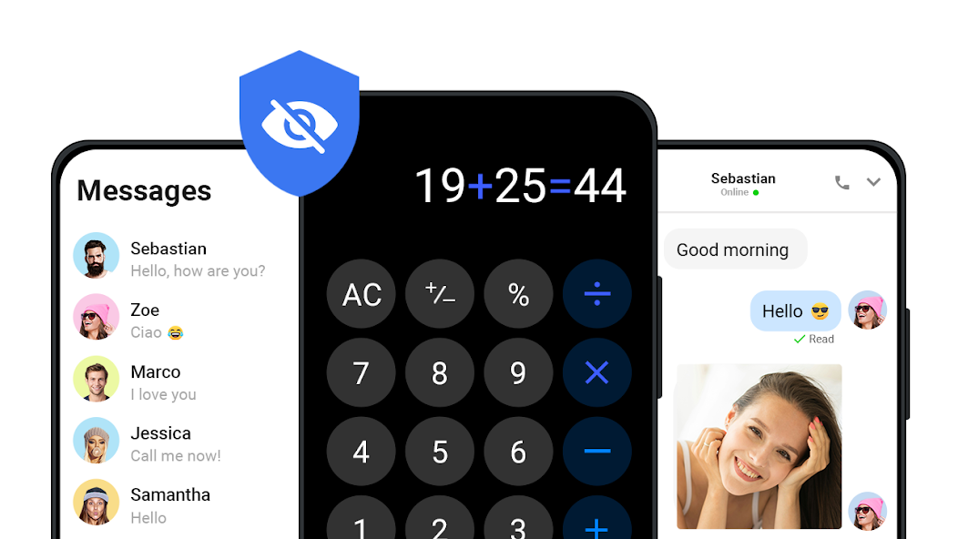 Hide Messages - Private SMS