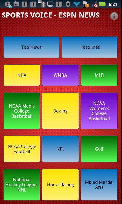 Sports Voice - ESPN Headlines