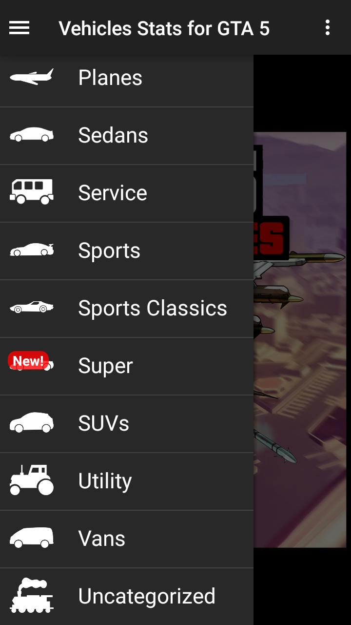 Vehicles Stats for GTA5