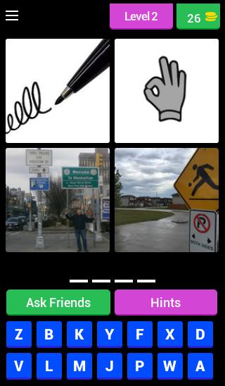 4 Piks 1 Words advanced