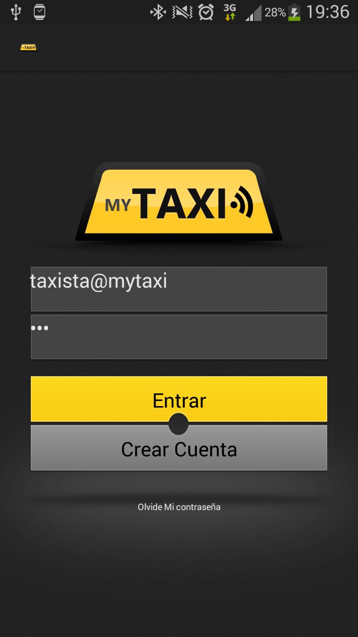 MyTaxi Taxista