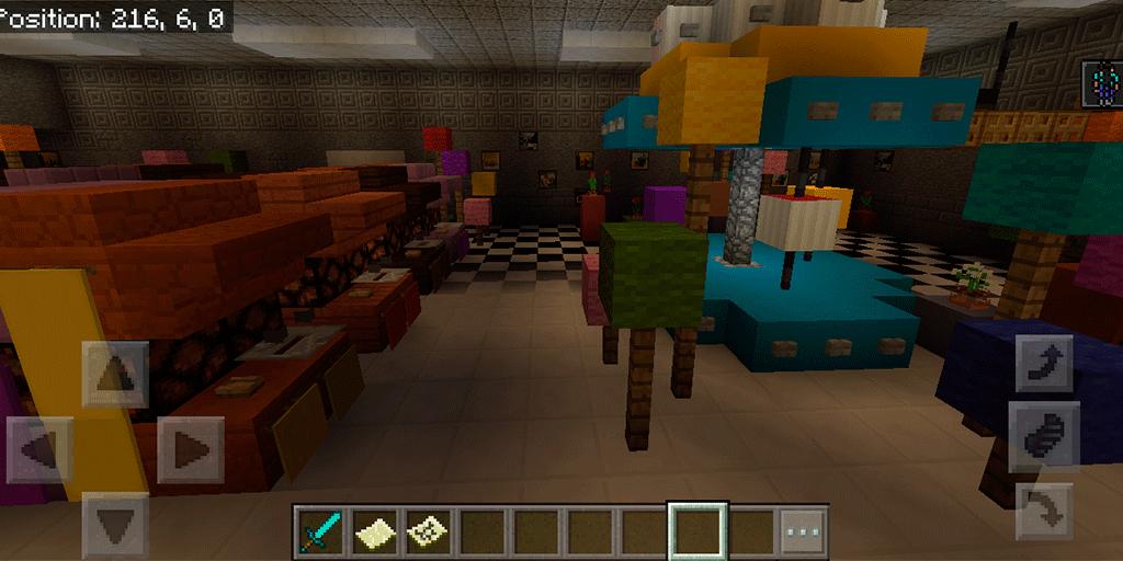 Five Nights a Double Horrors Freddy. Map for MCPE