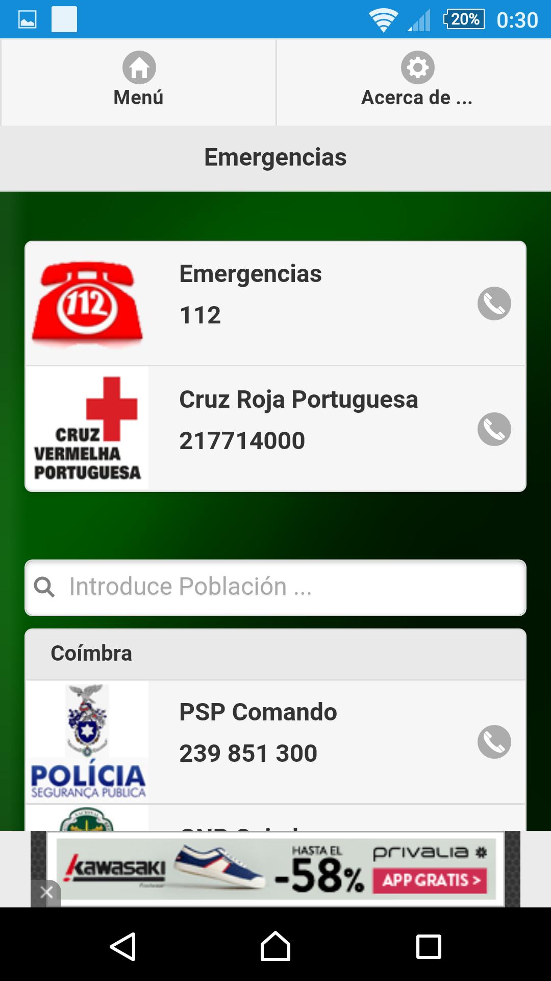 Emergency Portugal